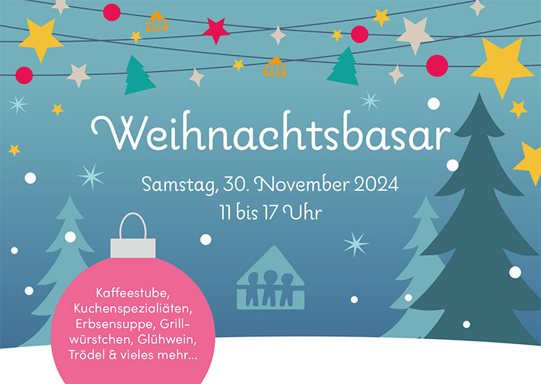 Flyer Einladung Weihnachtsbasar